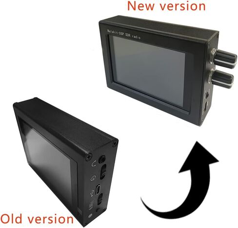 جهاز استقبال V4 1.10d Malachite SDR مطور 50 كيلو هرتز - 2000 ميجا هرتز 2 جيجا هرتز مسجل DSP HAM Malahit صوت جميل مع شاشة لمس 3.5 بوصة من سبائك الألومنيوم in Kuwait