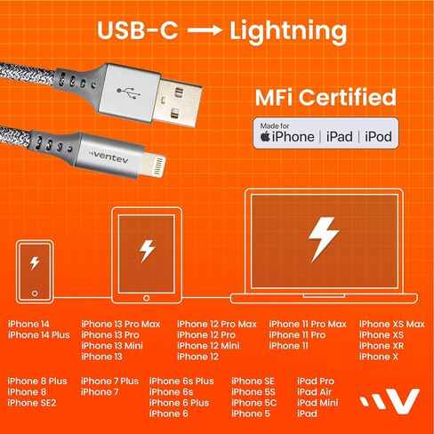 CHARGESYNC Helix Coiled USB C to USB Type C Cable 3FT, Gray in Kuwait