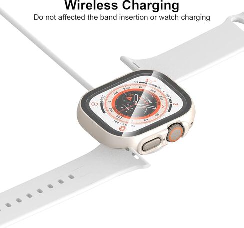 [10 عبوات] حافظة متوافقة مع Apple Watch Series 8 Series 7 41 ملم مع واقي شاشة من الزجاج المقوى، غطاء ممتص للصدمات صلب من البولي كربونات بتغطية كاملة لملحقات iWatch Series 8 7 41 ملم in Kuwait