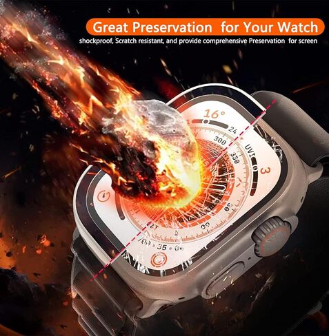 [10 عبوات] حافظة متوافقة مع Apple Watch Series 8 Series 7 41 ملم مع واقي شاشة من الزجاج المقوى، غطاء ممتص للصدمات صلب من البولي كربونات بتغطية كاملة لملحقات iWatch Series 8 7 41 ملم in Kuwait