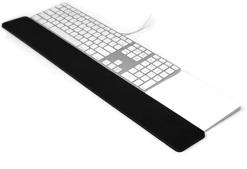 GRIFITI Slim Wrist Pad 24" x 3" x 0.25" Inch Slim Profile Keyboard & Mousepad Wrists Rest for 1/4 Inch thick Slim Keyboard with Mouse, Trackball or Trackpad Ergonomic Mousepad Support Typing Pads in Saudi Arabia