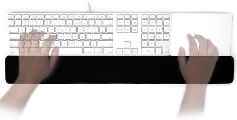 GRIFITI Slim Wrist Pad 24" x 3" x 0.25" Inch Slim Profile Keyboard & Mousepad Wrists Rest for 1/4 Inch thick Slim Keyboard with Mouse, Trackball or Trackpad Ergonomic Mousepad Support Typing Pads in Saudi Arabia