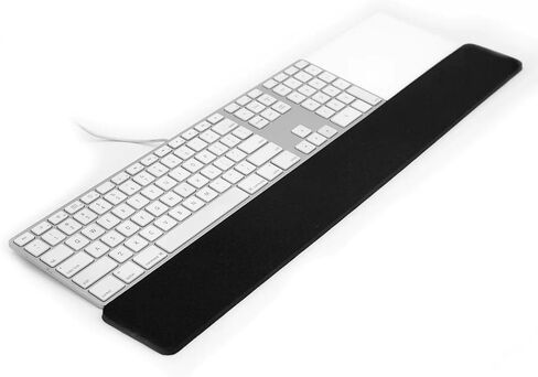 GRIFITI Slim Wrist Pad 24" x 3" x 0.25" Inch Slim Profile Keyboard & Mousepad Wrists Rest for 1/4 Inch thick Slim Keyboard with Mouse, Trackball or Trackpad Ergonomic Mousepad Support Typing Pads in Saudi Arabia