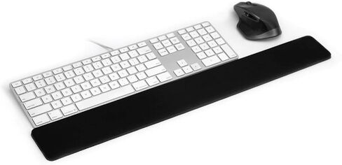 GRIFITI Slim Wrist Pad 24" x 3" x 0.25" Inch Slim Profile Keyboard & Mousepad Wrists Rest for 1/4 Inch thick Slim Keyboard with Mouse, Trackball or Trackpad Ergonomic Mousepad Support Typing Pads in Saudi Arabia