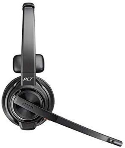 Plantronics Savi 8210 Office - سماعة رأس لاسلكية DECT أحادية الأذن (أحادية الأذن) - تتصل بالهاتف المكتبي والكمبيوتر الشخصي وMac - معتمدة لـ Microsoft Teams وZoom والمزيد - إلغاء الضوضاء (متجددة) in Kuwait