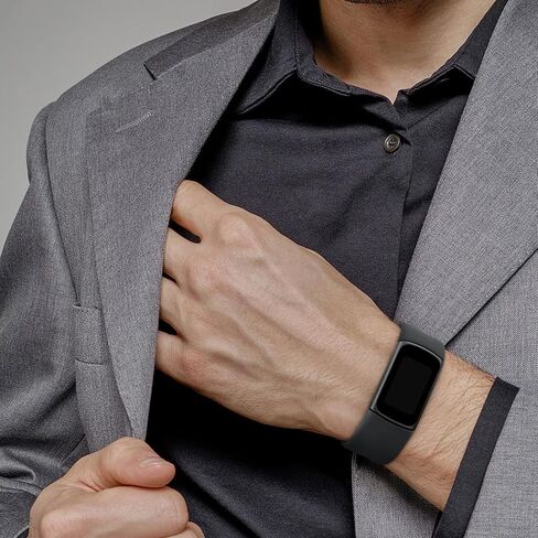 سوار Meliya متوافق مع Fitbit Charge 6 Bands/Fitbit Charge 5 Bands للنساء والرجال، حزام معصم بديل من السيليكون الناعم قابل للتعديل ومقاوم للماء من أجل Fitbit Charge 6/Charge 5 لتتبع اللياقة البدنية in Kuwait