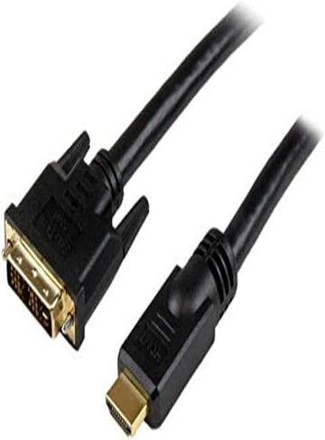StarTech 15ft HDMI to DVI-D Cable, Male to Male (HDMIDVIMM15) | HDMI to DVI Converters, HDMI to DVI Adapter in Saudi Arabia
