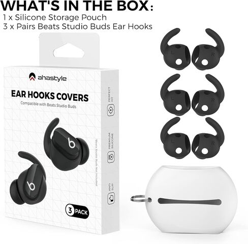 AhaStyle Ear Tips for Beats Studio Buds/Powerbeats Pro 2/Solo Buds/Fit Pro in Kuwait