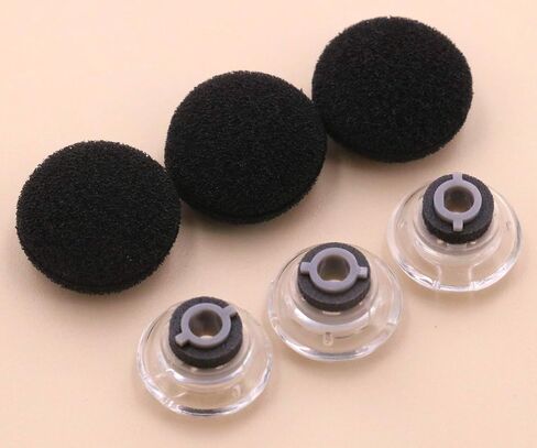 Eartip Kit Replacement for Plantronics Voyager Legend Headset, Small Size Earbuds Ear Gels Tips and Foam for Voyager Legend / 5200 Earphone (3 Pack) Small Clear in Kuwait