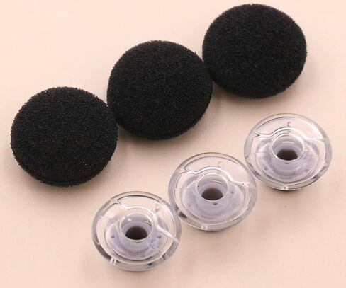 Eartip Kit Replacement for Plantronics Voyager Legend Headset, Small Size Earbuds Ear Gels Tips and Foam for Voyager Legend / 5200 Earphone (3 Pack) Small Clear in Kuwait