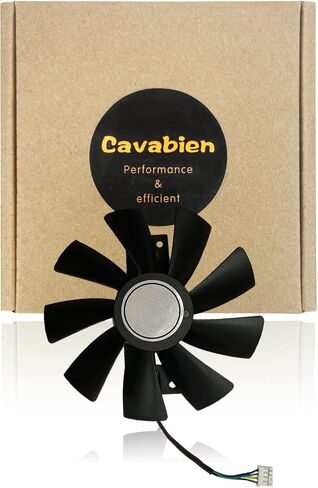 Cavabien 100mm GAA8B2U/GAA8S2U 4Pin GPU Fan VGA Cooler Fans for Sapphire R9 380 380X 2g/4G D5 مروحة استبدال بطاقة الرسومات (مفردة) in Kuwait