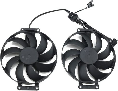 مروحة بطاقة الرسومات Cavabien FDC10H12S9-C RTX 3060 3060Ti GPU لمروحة تبريد بطاقة الفيديو ASUS RTX 3060 Dual OC RTX3060Ti استبدال مروحة تبريد بطاقة الفيديو (Fan-AB) in Kuwait