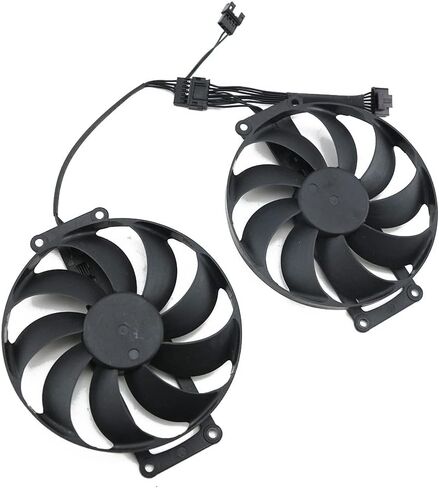 مروحة بطاقة الرسومات Cavabien FDC10H12S9-C RTX 3060 3060Ti GPU لمروحة تبريد بطاقة الفيديو ASUS RTX 3060 Dual OC RTX3060Ti استبدال مروحة تبريد بطاقة الفيديو (Fan-AB) in Kuwait