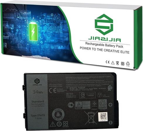 JIAZIJIA J7HTX 451-BCDH استبدال بطارية الكمبيوتر المحمول لـ Dell Latitude 7202 7212 7220 Rugged Extreme Tablet T03H T03H002 T03H T03H003 Series 02JT7D 2JT7D J82G5 7XNTR FH8RW 0FH8RW DRPTJ 7.6V 34Wh 4342mAh in Saudi Arabia