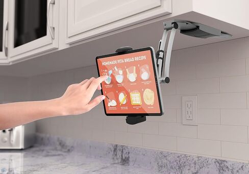 حامل تابلت 2 في 1 - حامل متعدد مرن CTA وحامل جدار مغناطيسي لمعظم أجهزة iPad 7th / 8th / 9th Gen 10.1 بوصة وغيرها من الأجهزة اللوحية 7-14 بوصة (PAD-MSKMSB) in Saudi Arabia