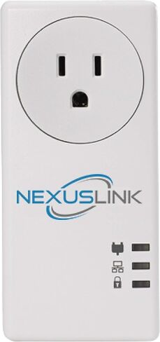 NexusLink Powerline G.hn Powerline Adapter | Pass-Through Outlet | 1200Mbps I Single Device (GPL-1200PT) in Kuwait