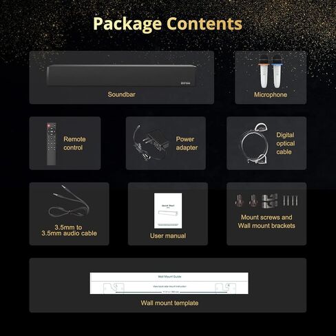 مكبر صوت للتلفزيون بيستيسان بلوتوث 5.0 مع 2 ميكروفون لاسلكي، ميكروفون كاريوكي لاسلكي محمول باليد للاطفال، مكبر صوت للبالغين والاطفال للغناء، بصري/AUX/محوري in Kuwait