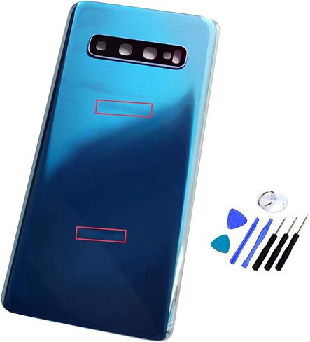 ubrokeifixit Galaxy S10 G973 Rear Back Glass Door Cover Replacement for Samsung Galaxy S10 6.1" G973 G973U G973W G973F,w/Camera Lens (Black) in Kuwait