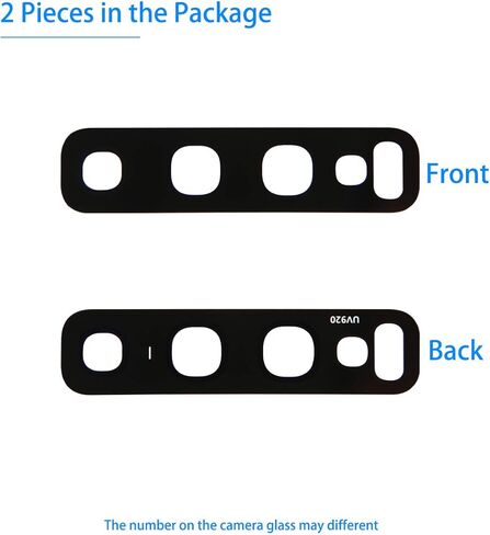 Vimour 2 Pieces OEM Rear Camera Glass Lens Replacement for Samsung Galaxy S10 and S10 Plus(All Models) with Pre-Installed Adhesive and Repair Toolkit (2 Pack) in Kuwait