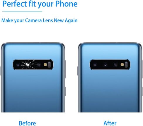 Vimour 2 Pieces OEM Rear Camera Glass Lens Replacement for Samsung Galaxy S10 and S10 Plus(All Models) with Pre-Installed Adhesive and Repair Toolkit (2 Pack) in Kuwait