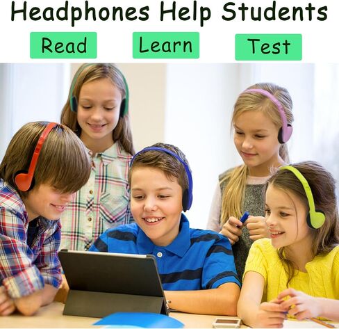 20 Pack Bulk Classroom Headphones for Students Kids School, Wholesale Headphones Class Set with 3.5mm Jack for Chromebook Laptop PC Computer(10 Mixed Colors) in Kuwait