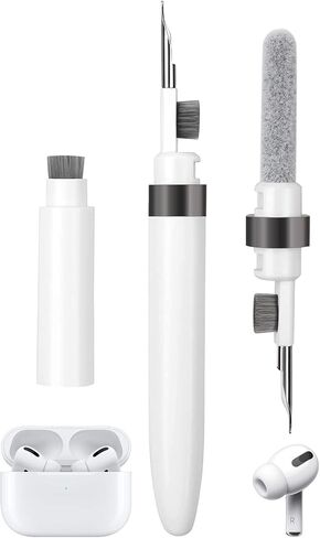 AHERO 4 in 1 Cleaner Kit for AirPods, Cleaning Pen for Earphones, Cleaning Tool for Charging Case and Headphones (Black) in Saudi Arabia