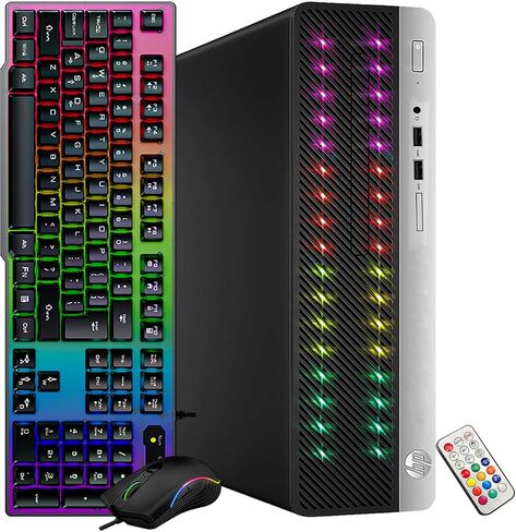 HP ProDesk 400 G5 SFF High Performance Business Desktop Computer, Intel Six Core i5-8500 up to 4.1GHz, 16G DDR4, 256G SSD, WiFi, BT, 4K Support, DP, VGA, Windows 11 (Renewed) in Kuwait