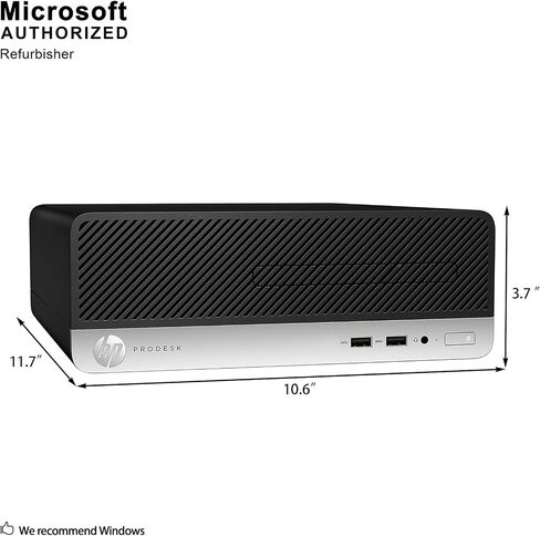 HP ProDesk 400 G5 SFF High Performance RGB Desktop Computer, Intel Quad-Core i3-8100 3.60 GHz, 16G DDR4, 1T SSD, WiFi, BT, DP, Windows 11 Pro 64 (Renewed) in Saudi Arabia