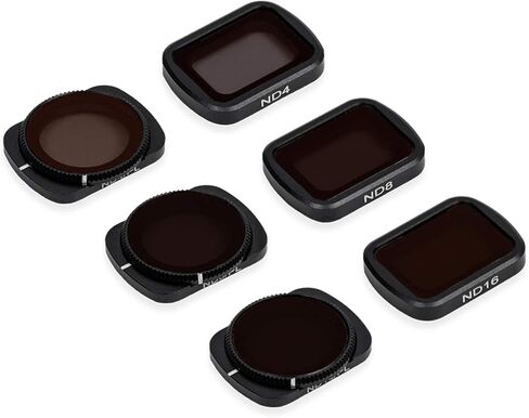 Tiffen OSMO Pocket 6 Filter ND Kit, Black (OSMOPOCKET6KIT) in Saudi Arabia