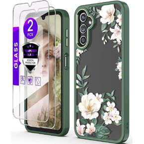 Crystal Clear Flower Phone Case for Samsung Galaxy A16-Purple in Kuwait