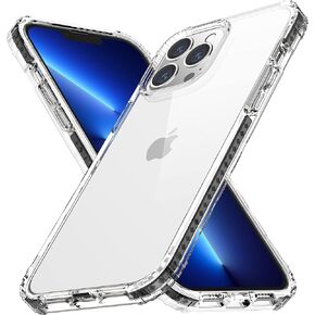 KEVKEEK Compatible with iPhone 12 Pro Max Case,Clear Case Cover,[Anti-Yellowing] [Military Drop Protection] [Shock-Absorbing Corners] [Scratch Resistant]-Clear
