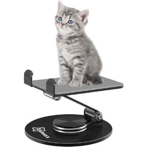 Alumuxx Cell Phone Stand - 1.7 lbs Innovative Load Capacity - with Patented Stability & 720°Rotating Structure - Lifetime Phone Stand Warranty - Fits All Phones/Tablets Under 12"