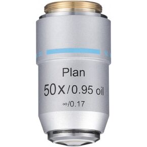 هدف المجهر، 50xR Oil Infinity Plan Achromat - N. A. مسافة عمل 0.95-0.18 مم - تناسب سلسلة مجهر Accu-Scope 3000-LED، EXC-350، EXC-400، 3012، 3000 in Kuwait