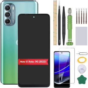 YHXMARSCAN Screen for Motorola Moto G Stylus 5G 2022 Screen Replacement Touch Digitizer Assembly for Motorola Moto G Stylus 5G 2022 XT2215 XT2215DL 6.8" LCD Display(Not for Moto G Stylus 5G 2021)