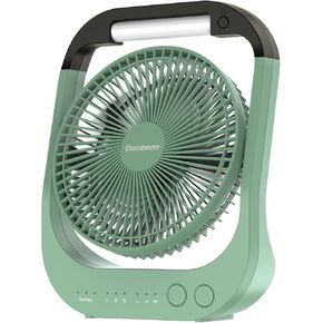 Rechargeable Battery Powered Fan, 20000 mAh Personal Desk Fan, Portable USB Table Fan, Timer Off Quiet Desk Fan,Long Working Time, Desktop Fan for Study,Bedroom,Office,Camping