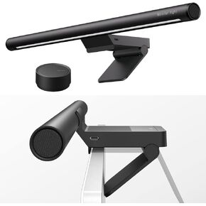 شريط اضاءة لشاشة الكمبيوتر، مصباح شاشة جيزليف [وحدة تحكم لاسلكية] شريط اضاءة شاشة يعمل بمنفذ USB، مصباح LED للقراءة الالكترونية، مضاد للوهج للمكتب والمنزل والدرجة/السطوع/تعديل درجة حرارة اللون in Kuwait