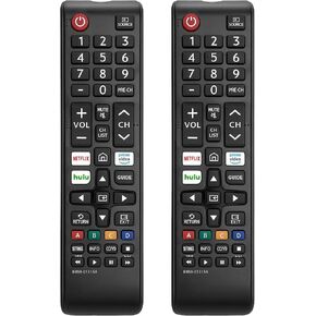 【Pack of 2】 BN59-01315A Replacement for All Samsung TV Remote, Replacement Compatible for All LED LCD HDTV QLED SUHD UHD 4K 3D TU-7000 Series Smart Samsung TVs Remote in Saudi Arabia