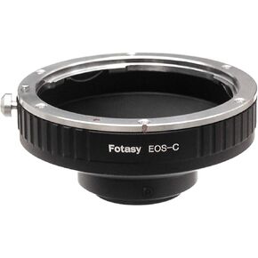 Fotasy 16mm Prime Black C Mount & Nikon F Lens Adapter, Manual Focus, No Electrical Contacts, Compatible with CCTV, Microscope Cameras & Cine Movie Making System in Kuwait