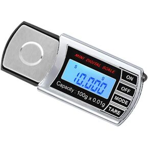 Vanki 1 قطعة مقياس خرطوشة رقمية مقياس رقمي صغير مع LCD الخلفية قياس الضغط قوة القرص الدوار القلم 0.01 جرام تتبع in Kuwait