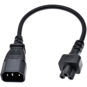 Toptekits C14 to Dual NEMA5-15R Power Plug,IEC 320 C14 Male to 2XNEMA5-15R Splitter Power Cord, IEC 320 C14 to 2X5-15R Adapter Converter (C14 to 2XNEMA5-15R)