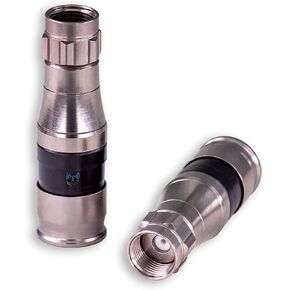 SatelliteSale Indoor/Outdoor Fittings Coaxial Connectors for RG-11 Coax Cables Pack of 4 Pcs in Kuwait