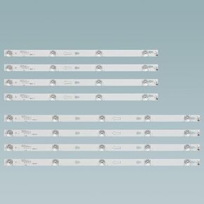 شرائط اضاءة خلفية LED (8 قطع) لـ TCL TOT_55D2900 55D2900 A/B JL.D55051330-004ES-M 55S401 55S403 55S405T 55S405LAAA 4C-LB5504-YH 4C-LB5504-YH 4C-LB5500 5-YH 5 5S401LDAA 55S401TAAA 55S403TFAA 55S405TBBA in Kuwait