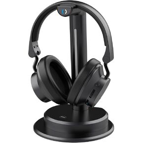 ANSTEN 【𝟐𝟎𝟐𝟒 𝐔𝐩𝐠𝐫𝐚𝐝𝐞𝐝】 Wireless Headphones for TV Watching with Digital Optical RCA AUX 2.4GHz Transmitter Charging Dock, 5 Sound Modes, 𝐁𝐚𝐥𝐚𝐧𝐜𝐞 Control, 𝐍𝐨 𝐀𝐮𝐝𝐢𝐨 𝐋𝐚𝐠