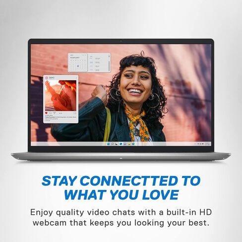 Dell Inspiron 3530 Laptop - 15.6-inch FHD (1920 x 1080) Touchscreen Display, Intel Core i7-1355U, 16GB DDR4 RAM, 1TB SSD, Intel Iris Xe Graphics, Windows 11 Home, 6-Months Migrate - Platinum Silver in Kuwait