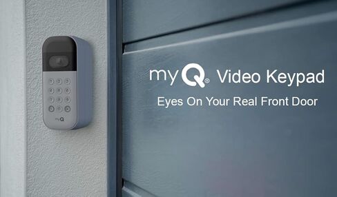 لوحة مفاتيح فيديو Liftmaster VKP1-LM MyQ مع كاميرا وواي فاي والتحكم في الهاتف الذكي. لوحة مفاتيح Smart Garage لمنزلك الذكي. تعمل مع فتحات تشامبرلين، ليفت ماستر، و كرافتسمان. in Kuwait