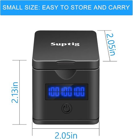 Suptig 2 Pack Batteries for GoPro Hero 12/11/10/9 Black, 3-Channel Battery Charger Station for gopro Hero 12/11/10/9 in Saudi Arabia