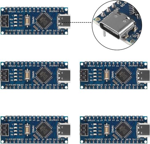 AITRIP 10pcs for Nano V3.0 Micro Controller Module,ATmega328P Moudle Nano Board CH340 Without USB Cable Compatible with Arduino Nano V3.0 in Saudi Arabia