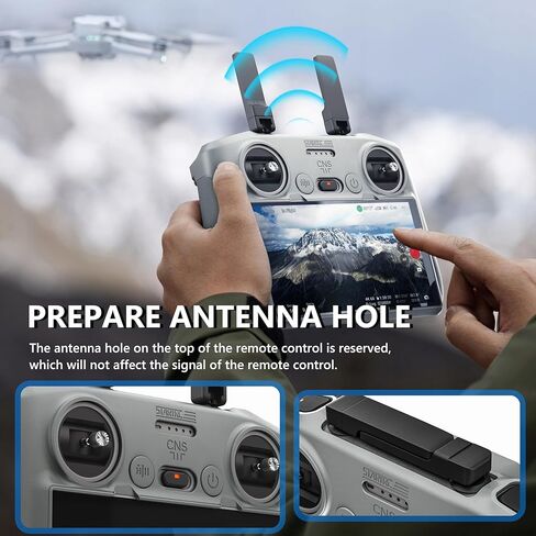 غطاء حماية من السيليكون STARTRC RC 2 لملحقات DJI Mini 4 Pro/Air 3، متوافق مع وحدة التحكم عن بعد DJI RC 2 in Kuwait