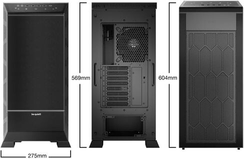 be quiet! Dark Base 701 | Midi Tower PC Case | Mesh Front | Airflow Optimized | 3 Pre-Installed Silent Wings 4 Fans | ARGB Lighting with Controller | Tempered Glass | PWM and ARGB Hub | White | BGW59 in Saudi Arabia