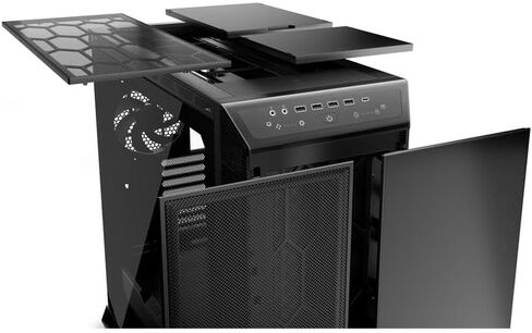 be quiet! Dark Base 701 | Midi Tower PC Case | Mesh Front | Airflow Optimized | 3 Pre-Installed Silent Wings 4 Fans | ARGB Lighting with Controller | Tempered Glass | PWM and ARGB Hub | White | BGW59 in Saudi Arabia